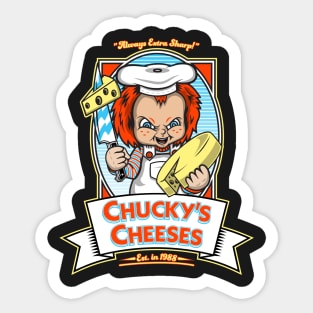 Chucky's Cheeses Sticker